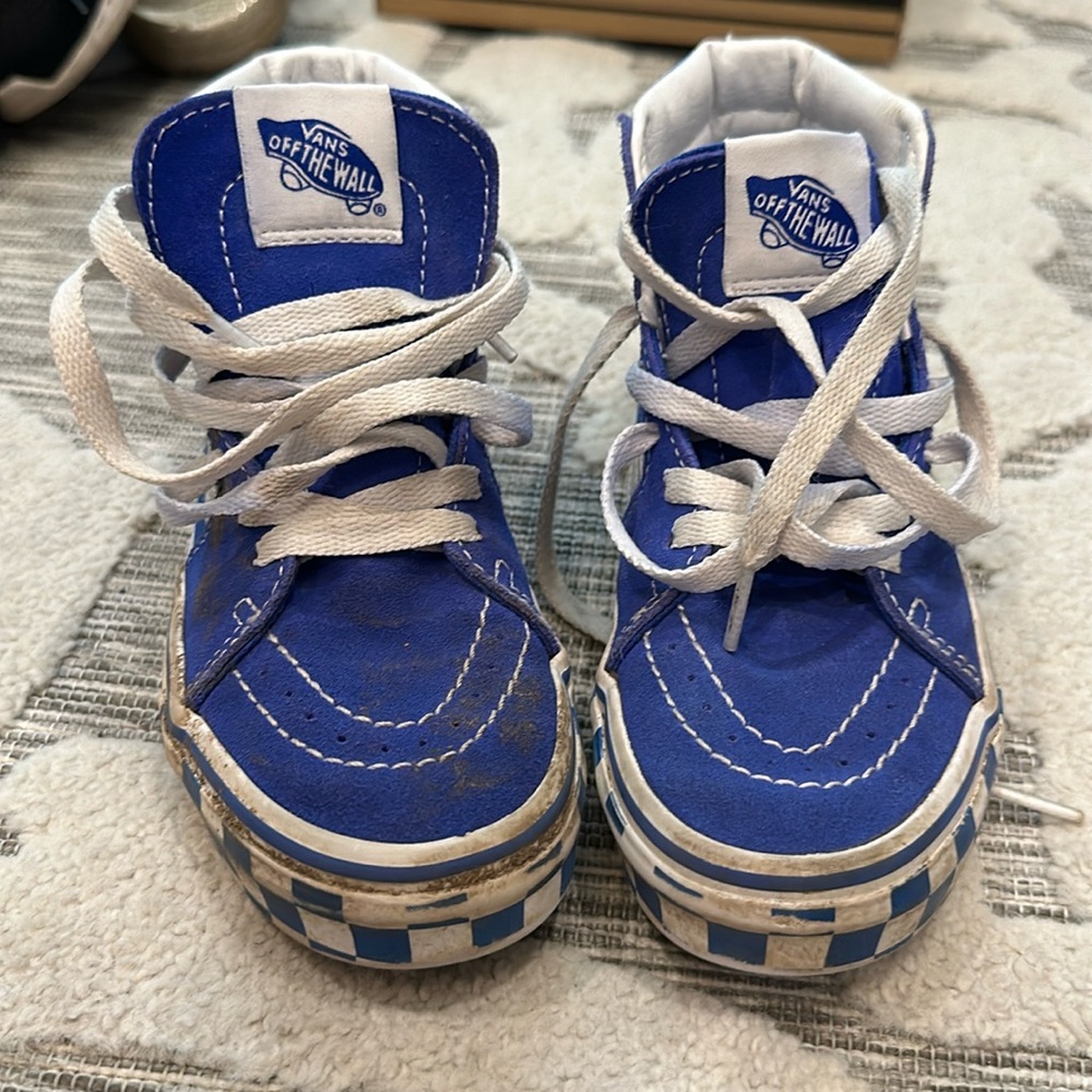 Kids high top vans size 13.5